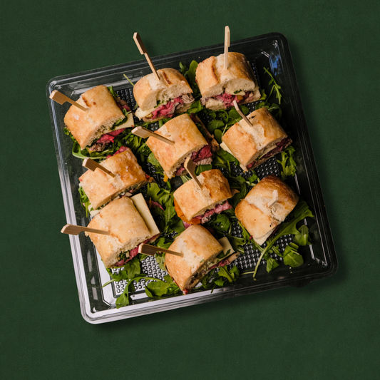 Bouchées de sandwich rosbif et légumes marinés ( 10x )