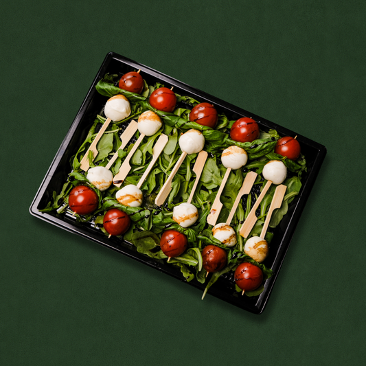 Brochette de tomate et bocconcini au pesto