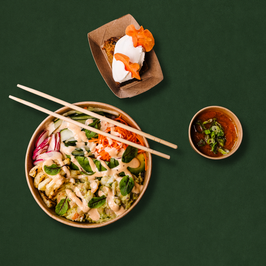 Poke bowl au saumon à la mexicaine