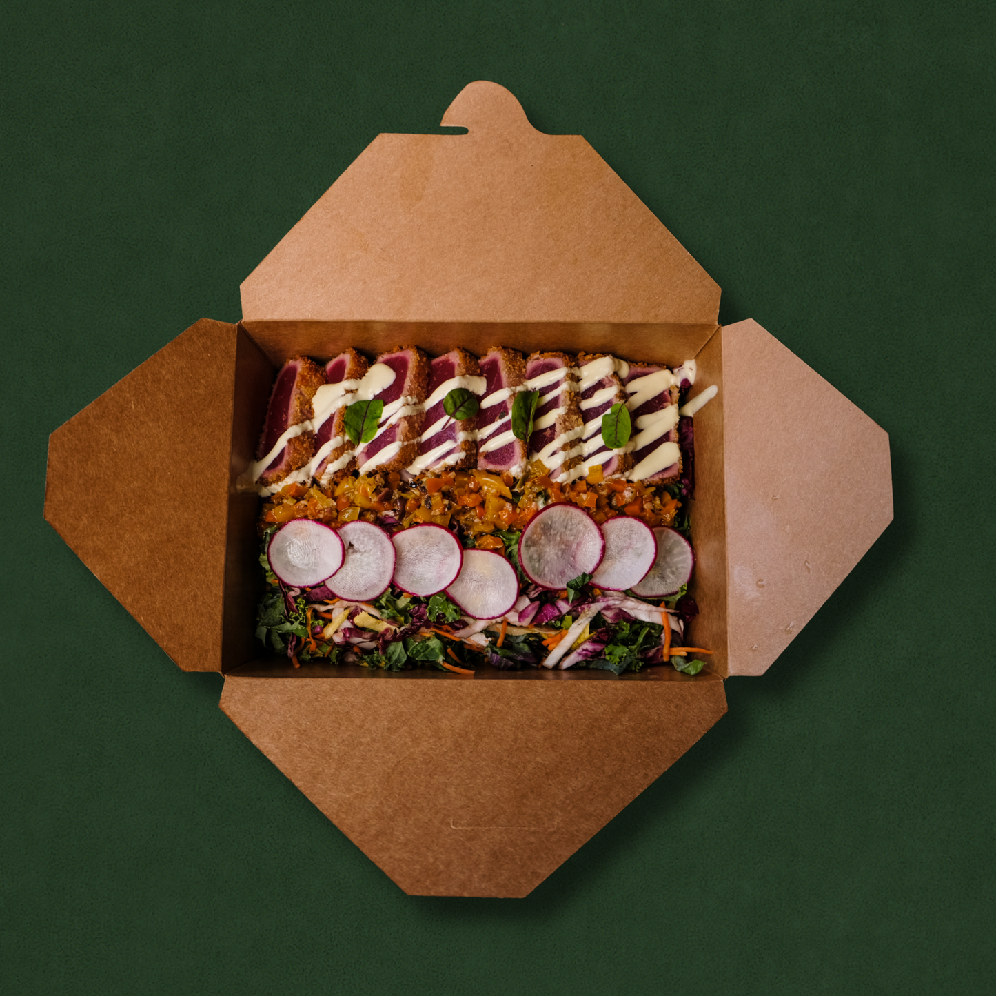 Salade de thon croustillant