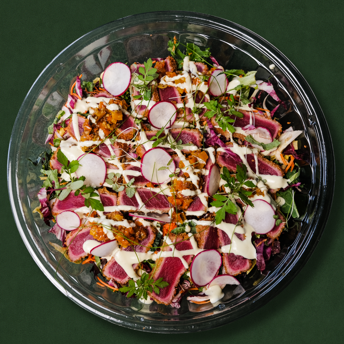 Salade de thon croustillant